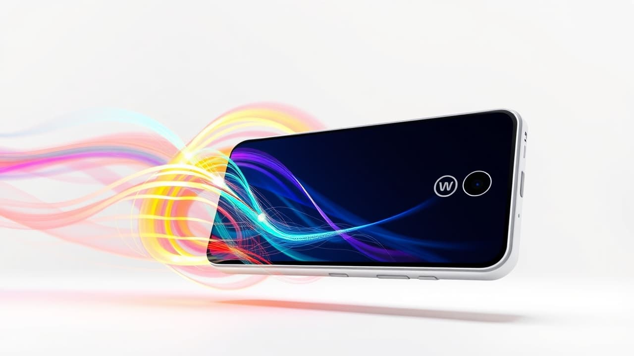 A smartphone screen showing multiple apps open and running smoothly, symbolizing high performance