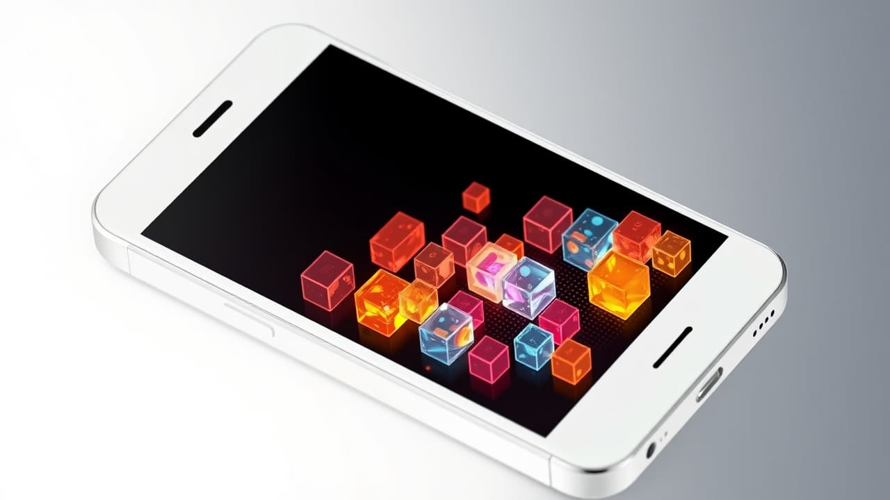 Smartphone screen showing storage capacity and available space