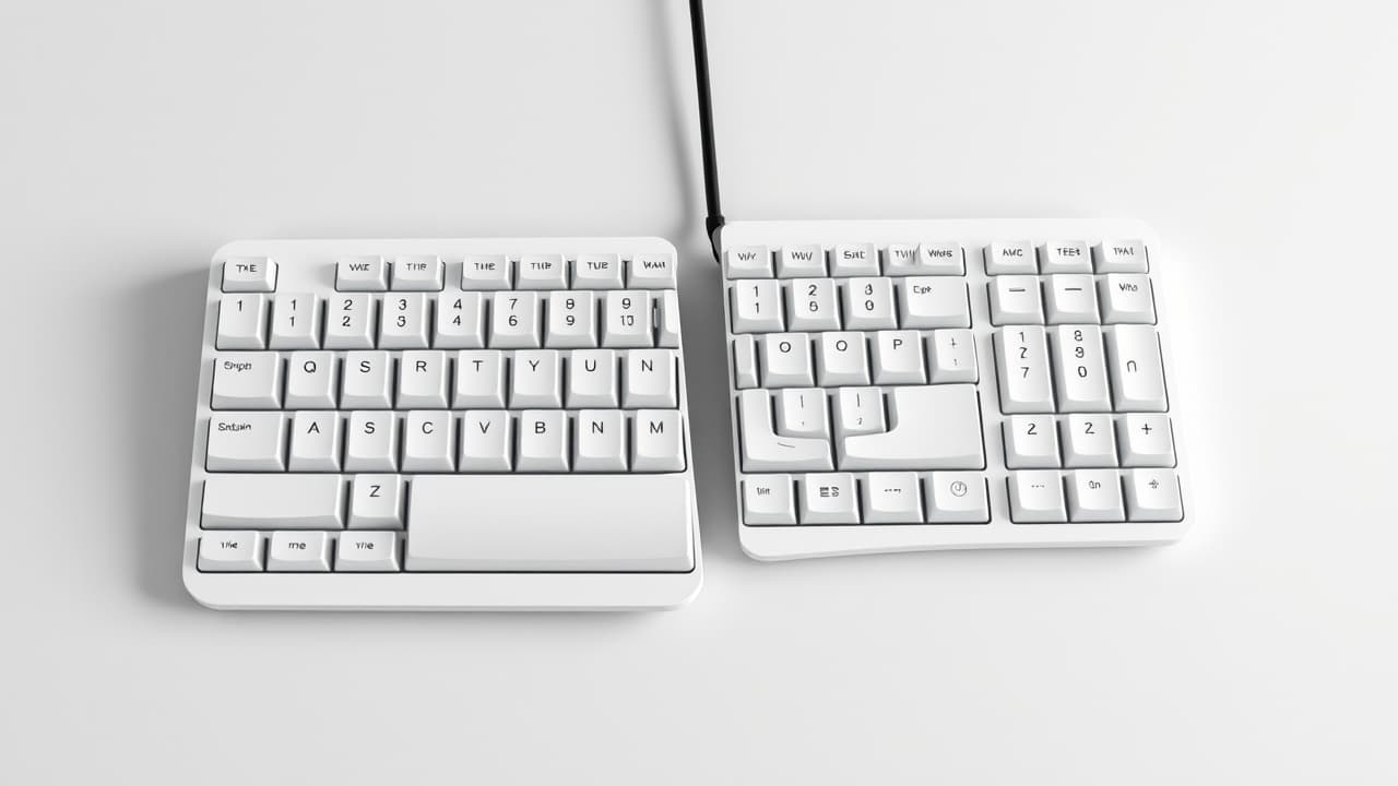 Comparison of different keyboard sizes: full-size, tenkeyless, and compact