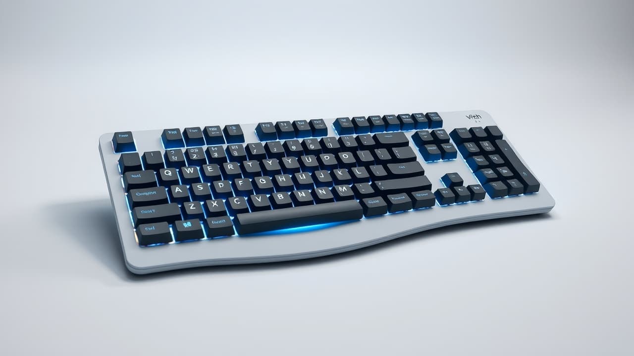 Computer screen showing keyboard configuration software with various settings