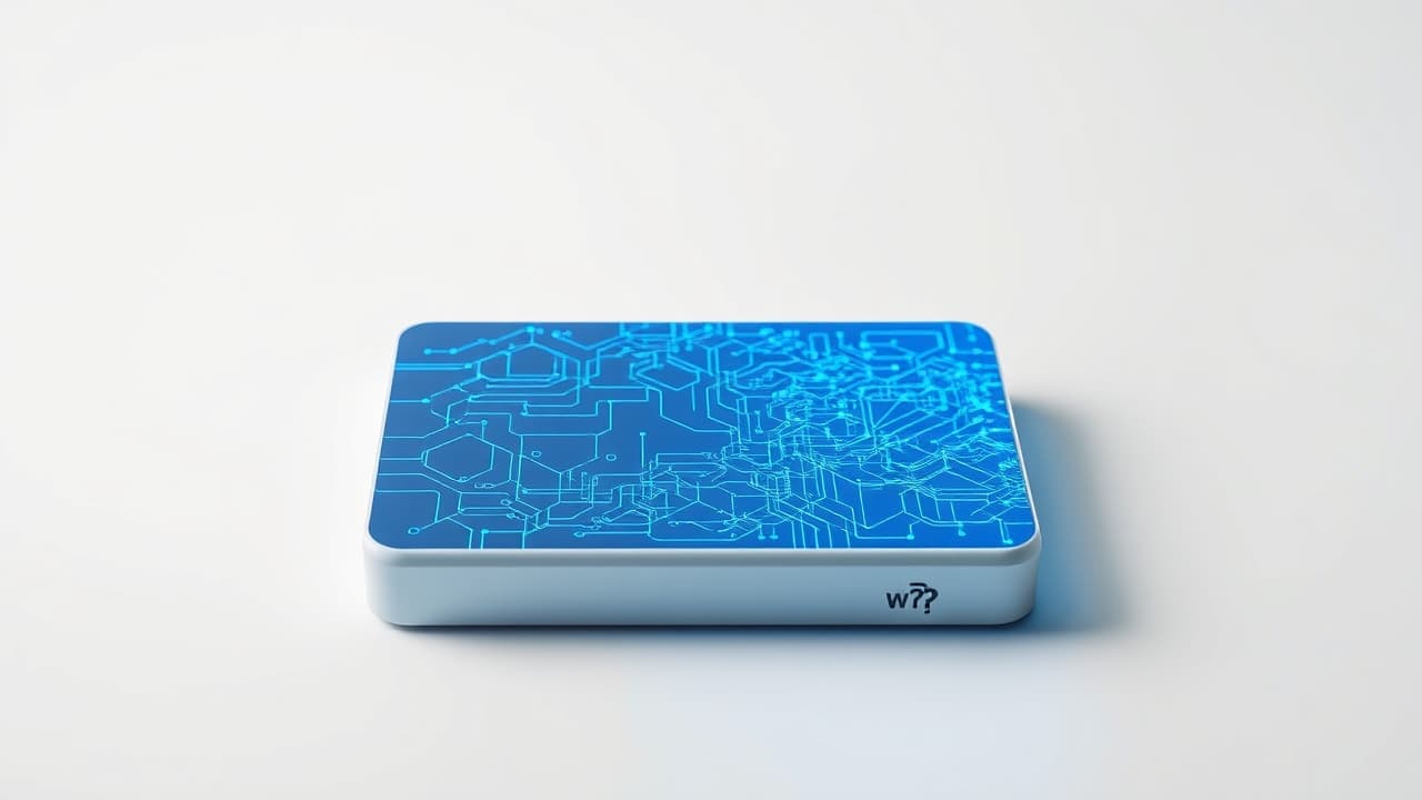 Comparison between a traditional HDD with spinning platters and a compact SSD with circuit board visible