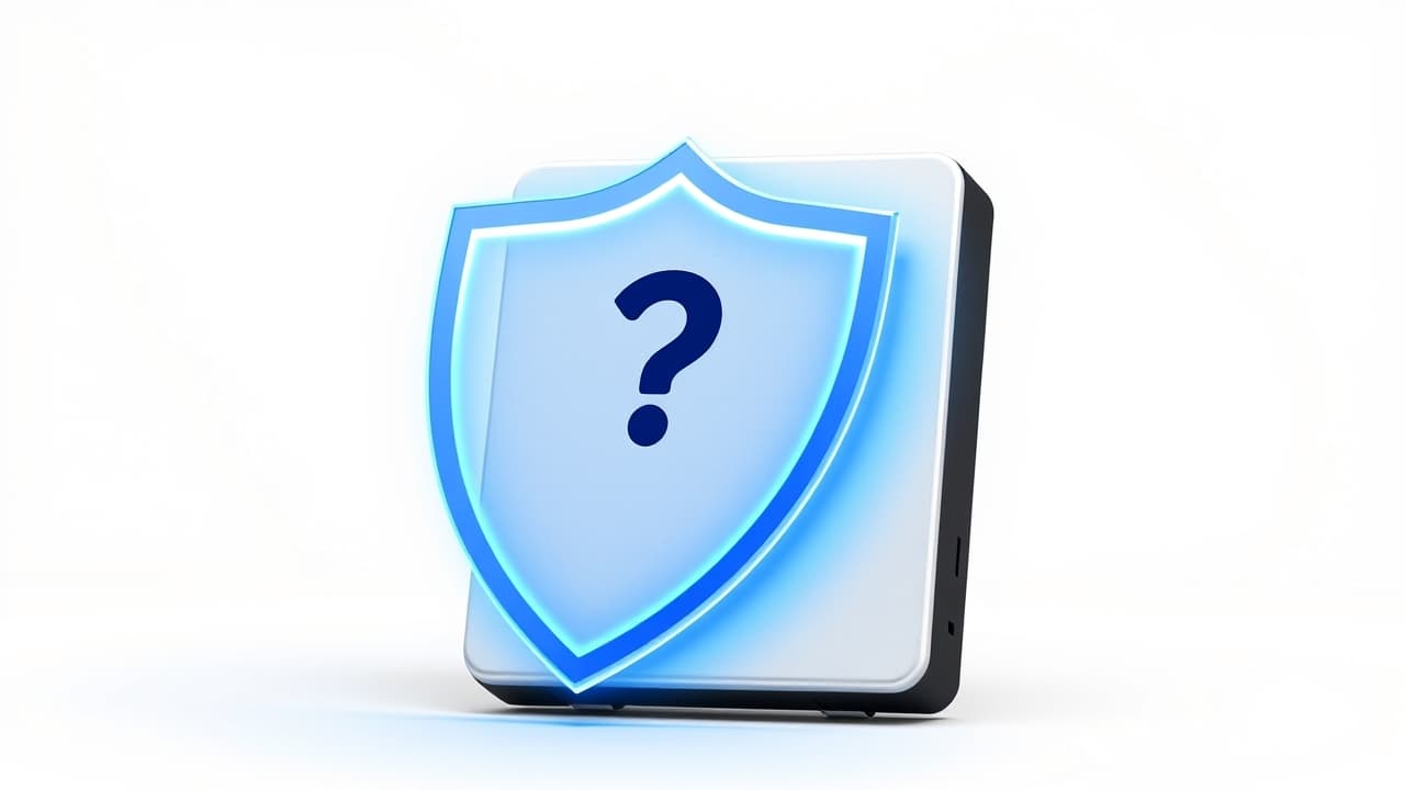 Graphic showing a warranty certificate and data recovery icon