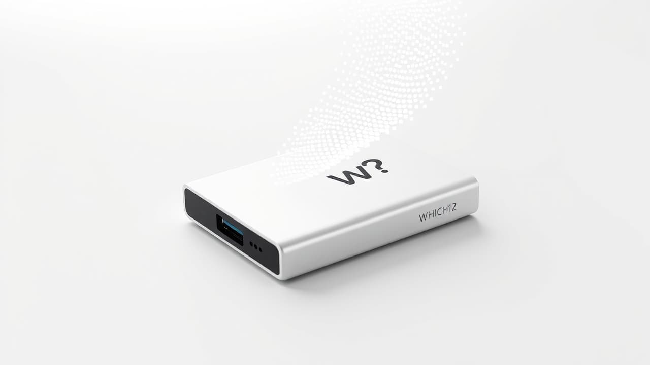 Various external SSDs showing different storage capacities like 500GB, 1TB, 2TB, 4TB