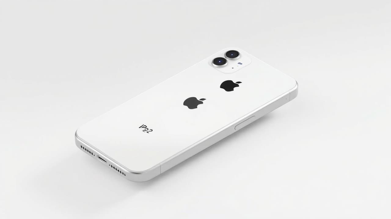 Sleek, minimalist smartphone design with premium materials like titanium and glass