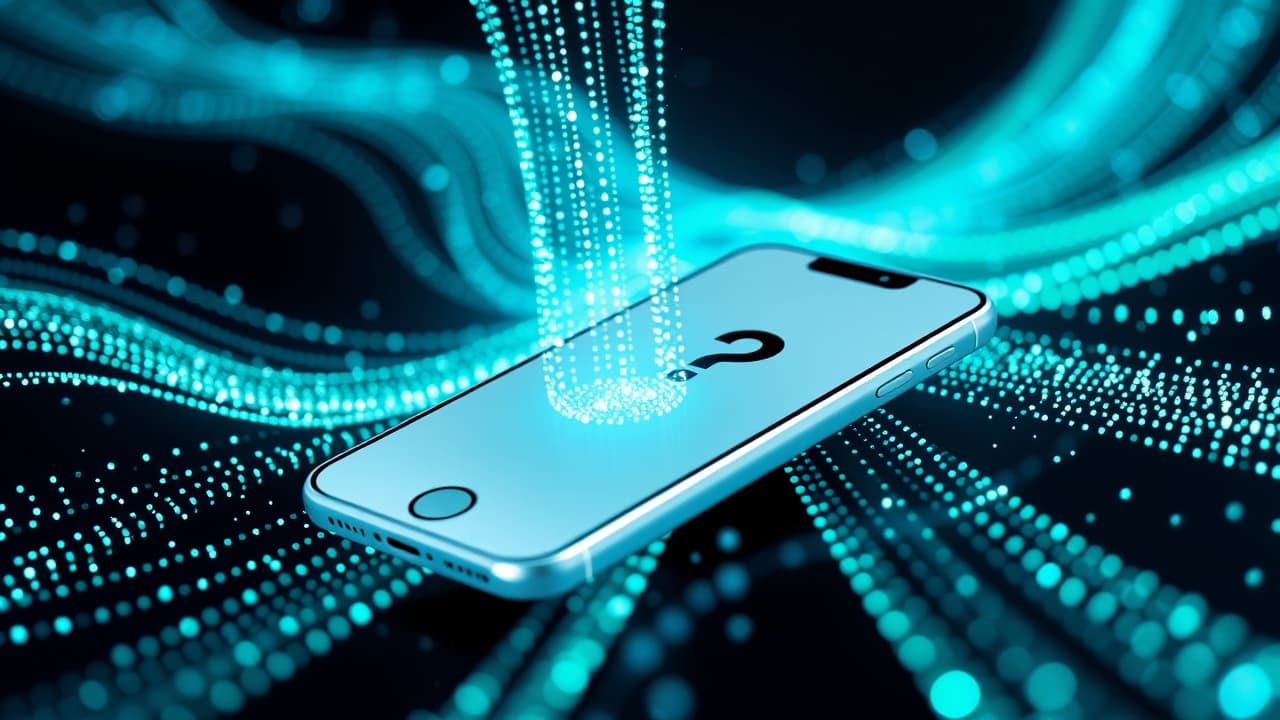 Smartphone screen showing an iOS update notification, symbolizing long-term software support