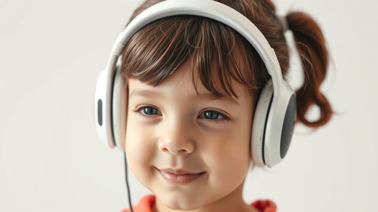 Different types of headphones for various age groups, from toddlers to teens