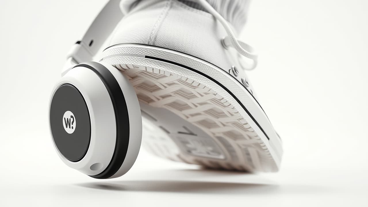 Flexible headband of kids headphones being twisted without breaking