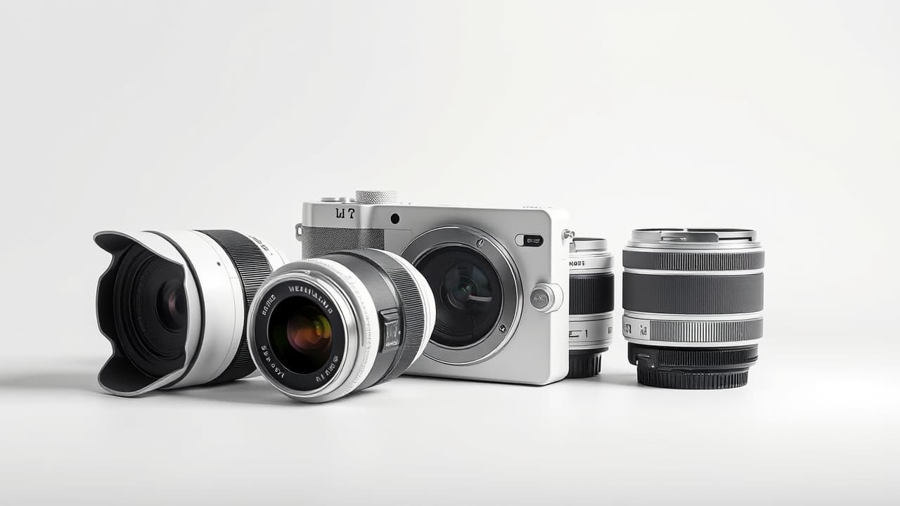 Person using a mirrorless camera for different activities like vlogging, sports, and landscape photography