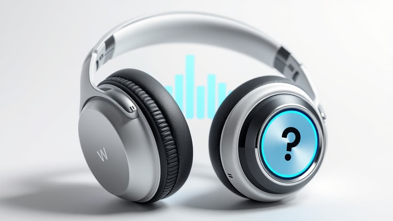 A smartphone screen showing an equalizer interface for headphone sound customization