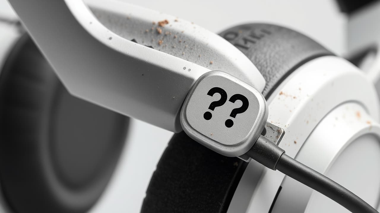 Robustly built headset with reinforced hinges and strong materials