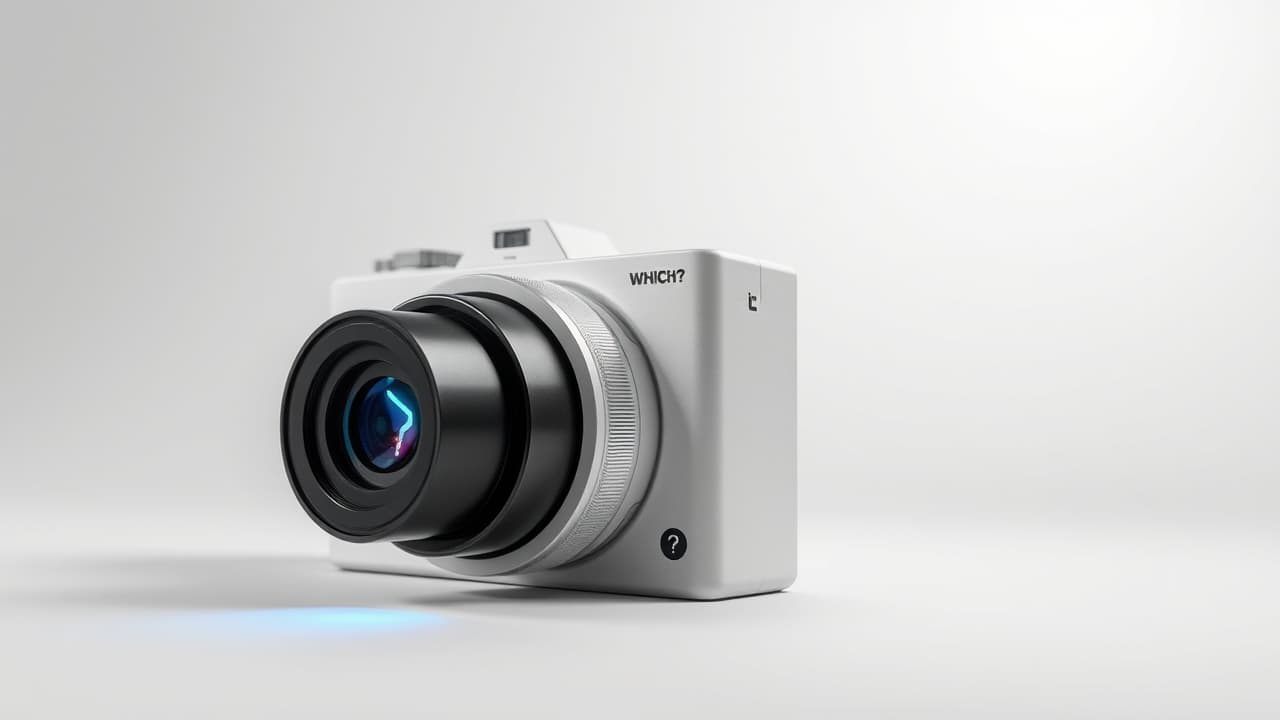 Camera lens focusing on a moving subject with focus points highlighted