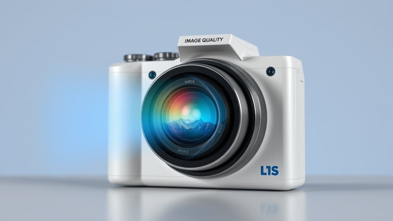 Camera sensor sizes comparison showing different image quality levels