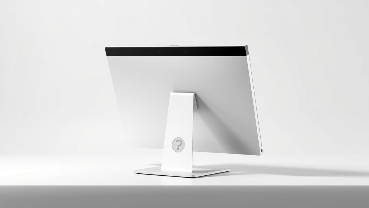 A portable monitor with a sturdy, adjustable integrated kickstand, contrasting with a magnetic cover acting as a stand.