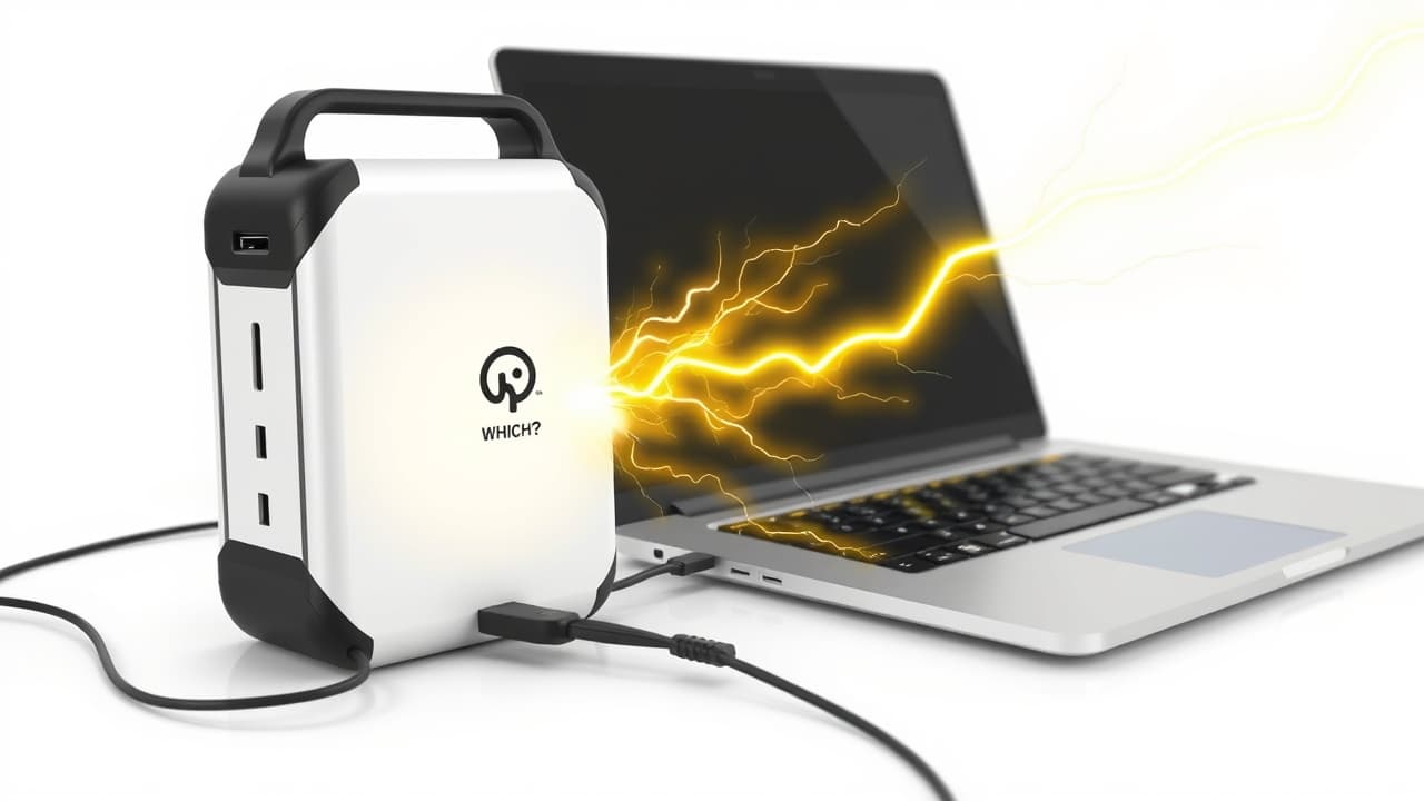 Icon representing Uninterruptible Power Supply (UPS) with seamless power transition