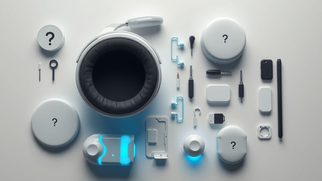 Hand cleaning a sleep headphone headband, showing removable electronics