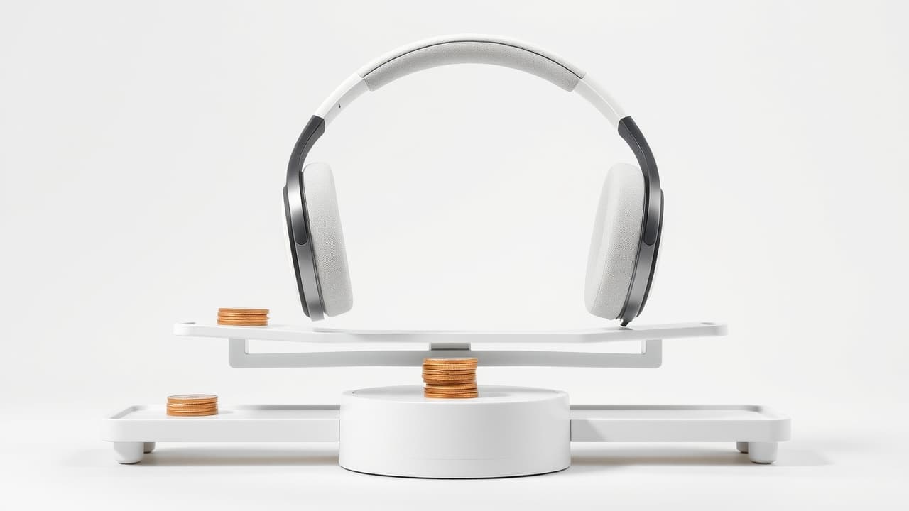 Stack of coins representing cost for sleep headphones