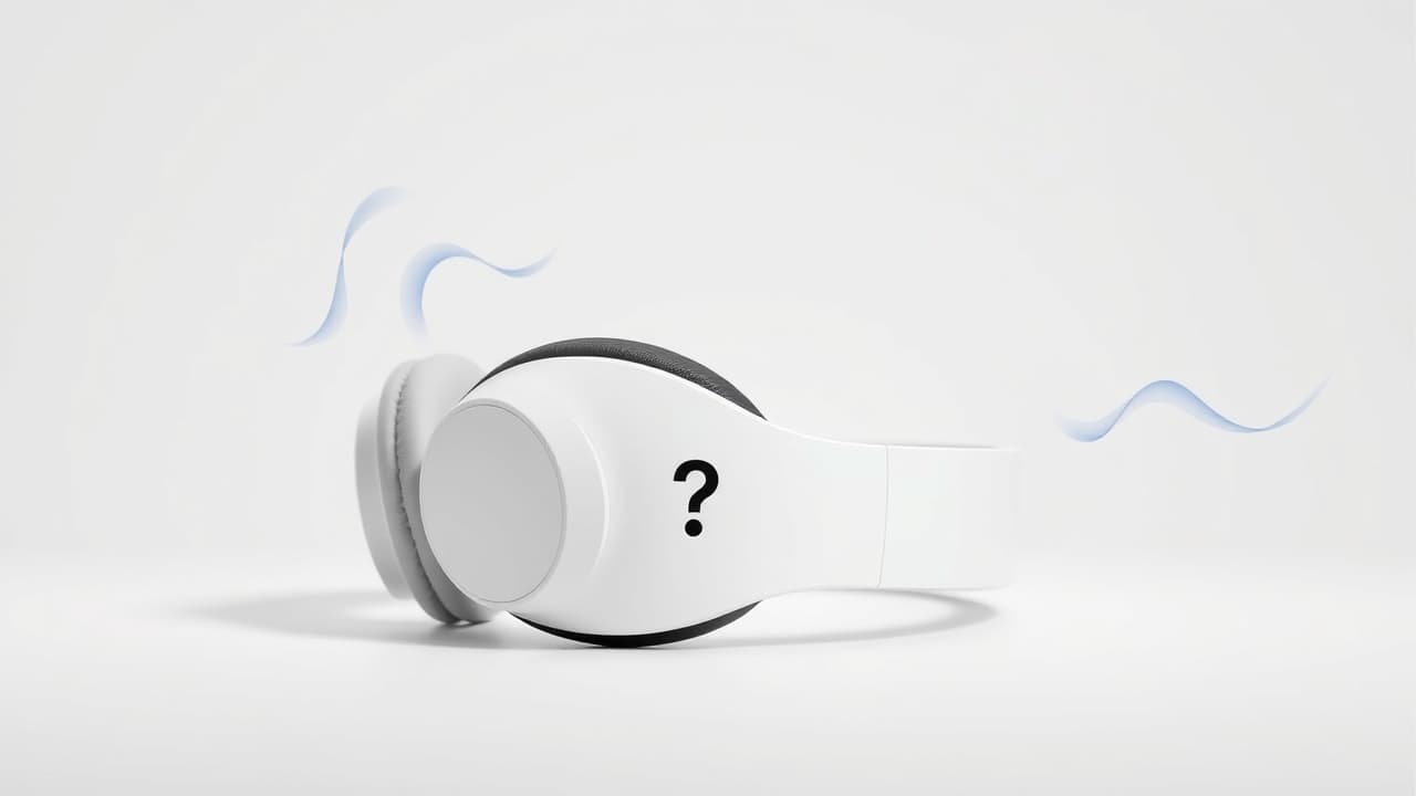 Sound waves contained within headphones, not disturbing a sleeping partner