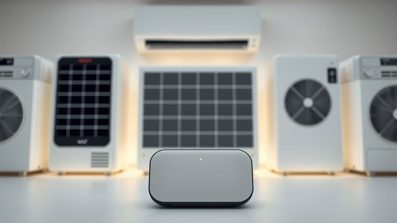 Diagram showing easy DIY installation of a smart AC controller