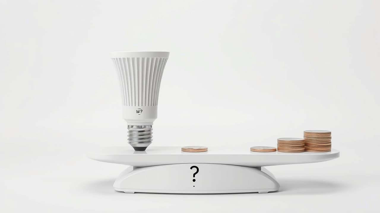 Comparison of smart LED light bulb prices, showing budget-friendly and premium options