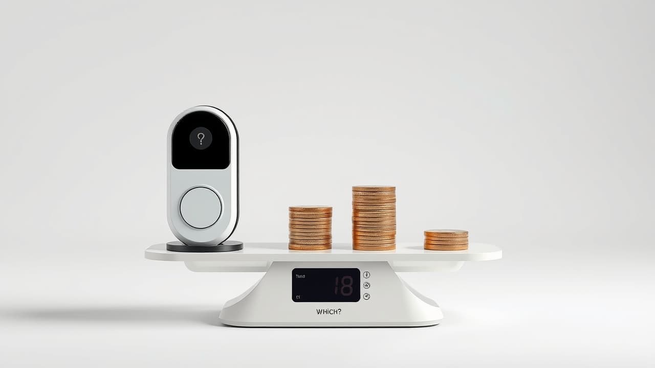 A graphic comparing different smart lock price ranges with their corresponding features and value propositions.