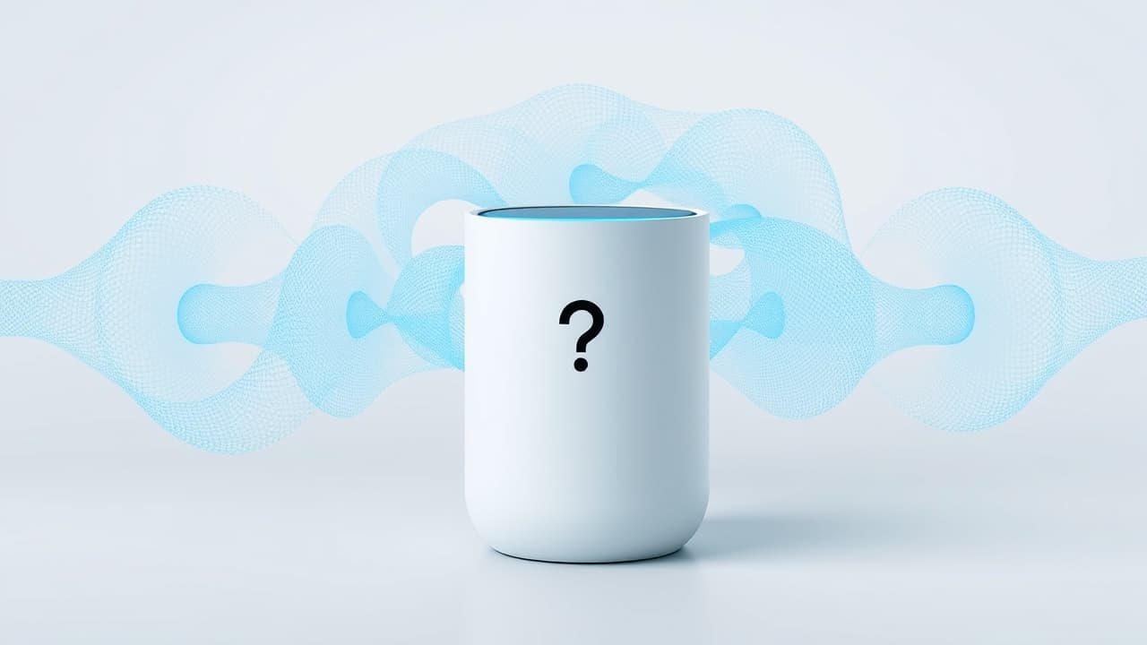 Smart speaker producing rich, clear sound waves in a room