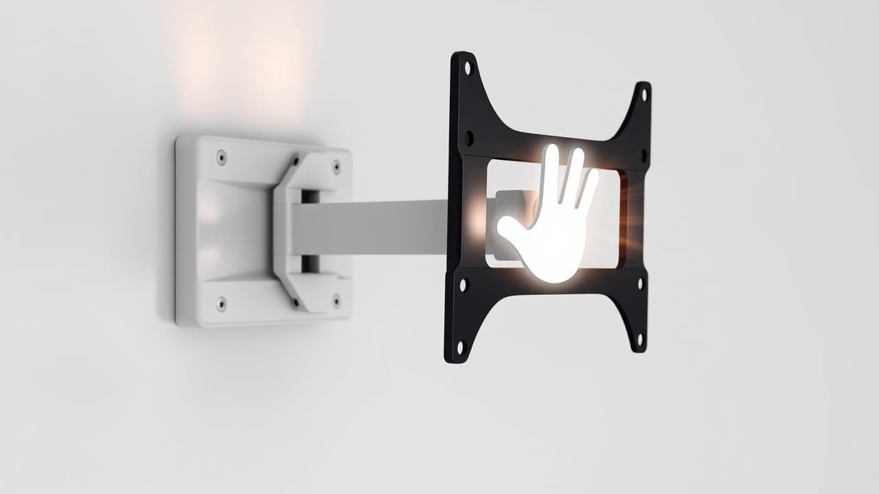 Customer support representative helping a user with a TV mount issue