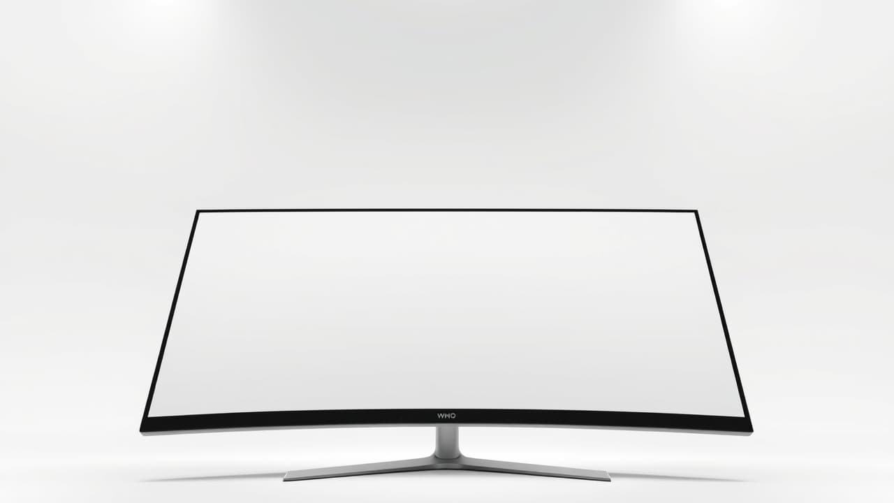 Diagram showing diagonal screen measurements for different ultrawide monitor sizes