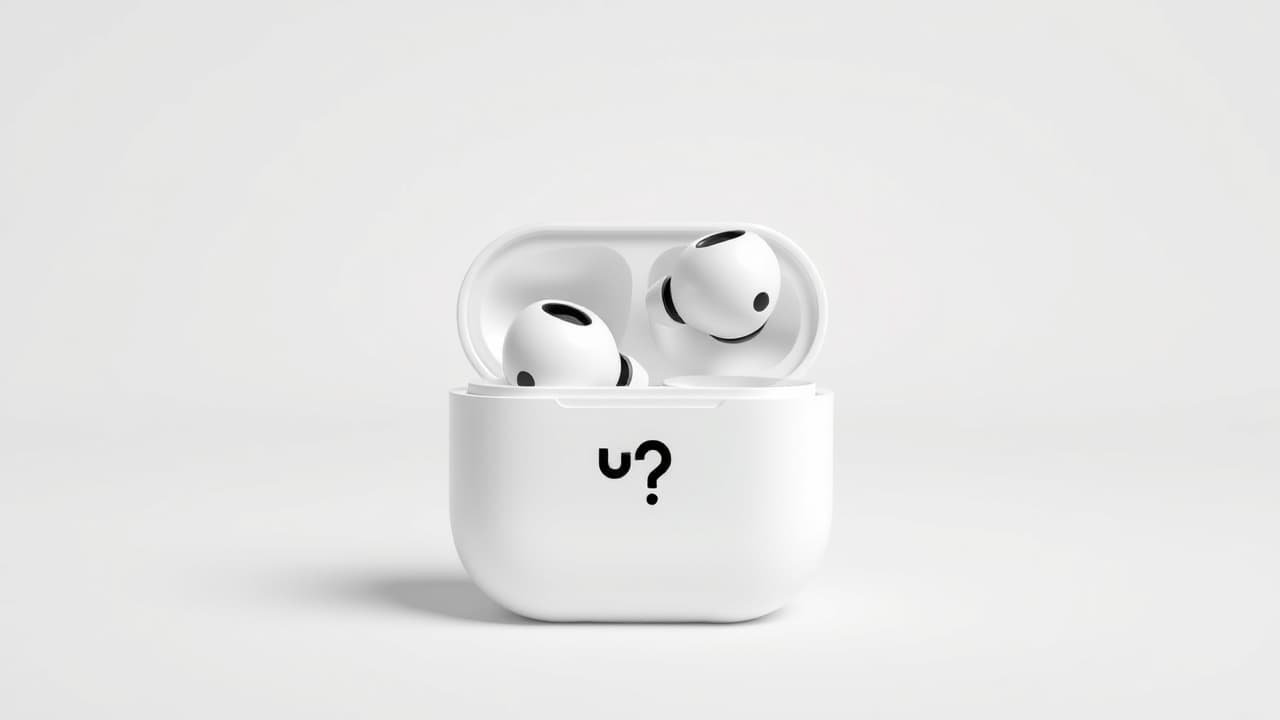 Compact wireless earbuds and small charging case, emphasizing portability