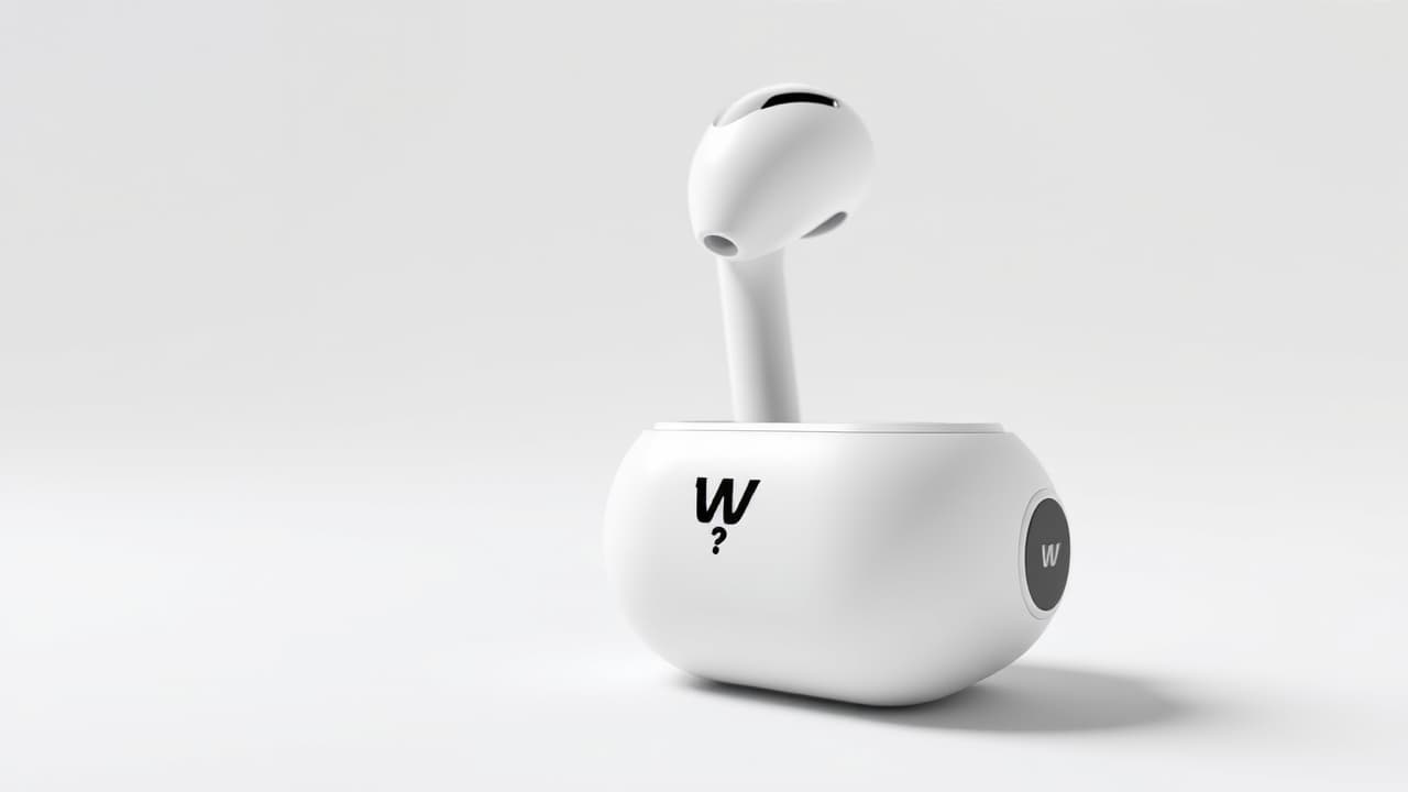 Stylish wireless earbuds in a sleek charging case