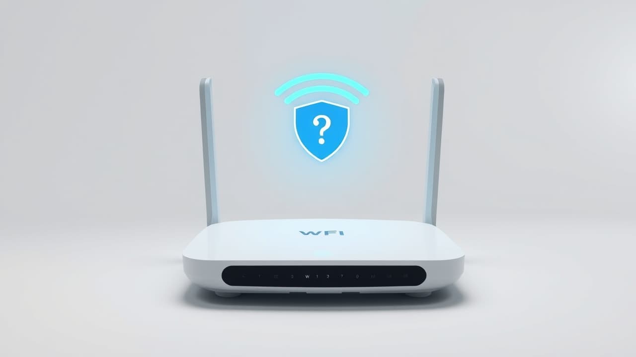 Padlock icon over a network diagram, indicating VPN encryption and secure internet traffic through a router