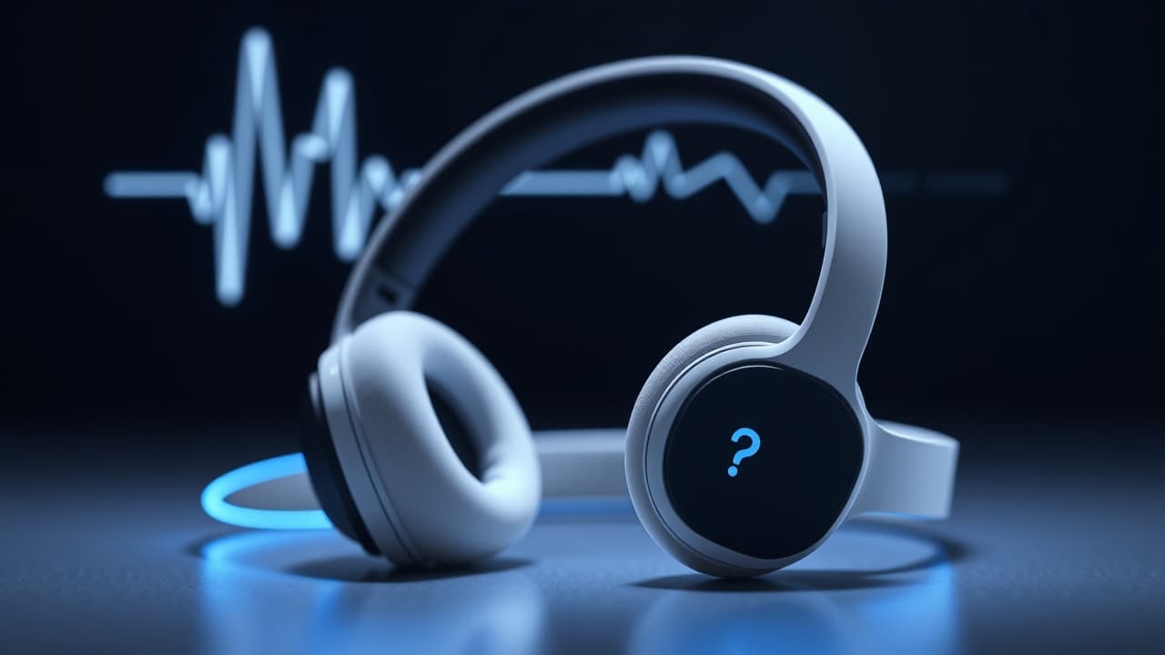 Workout headphones with a heart rate monitor icon, showing integration with fitness apps