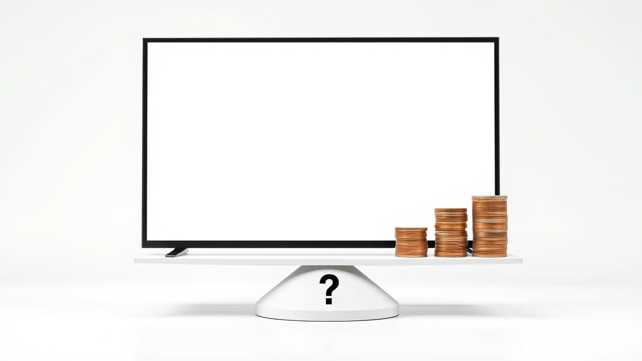 Various 32-inch TVs displayed with price tags indicating different budget ranges