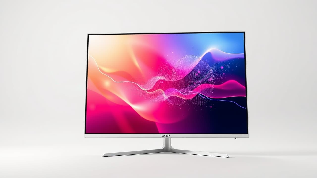 Infographic comparing LED, QLED, and OLED display technologies