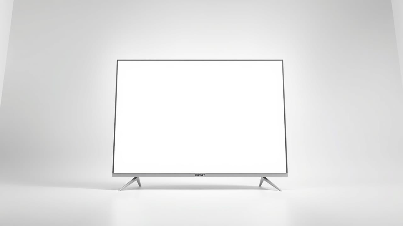 A bright, sunny room with a television screen clearly visible without glare, illustrating high brightness