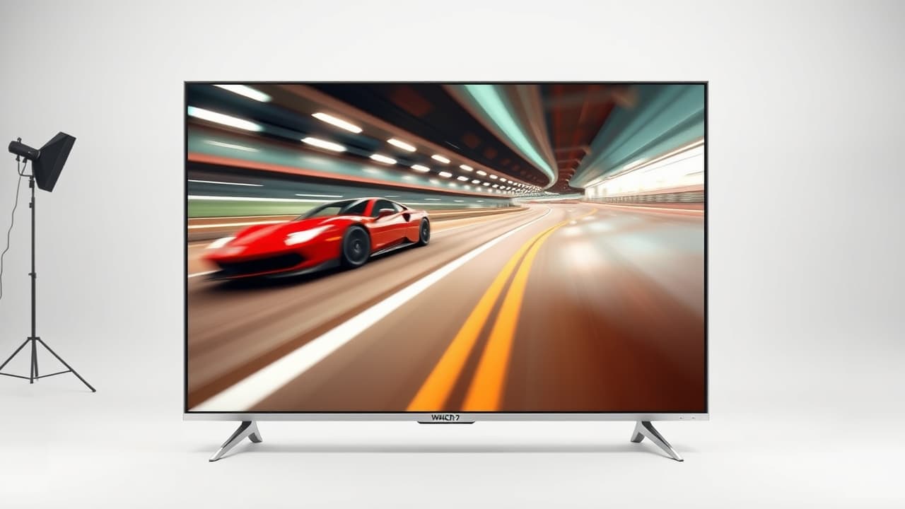 A visual representation of a high refresh rate screen showing smooth motion blur versus a lower refresh rate with choppiness