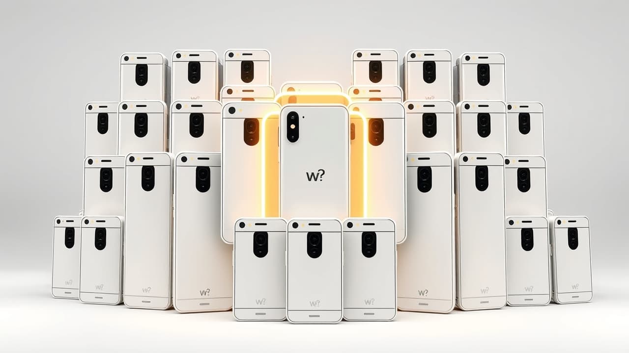 Smartphone with a trusted brand logo and customer support icon