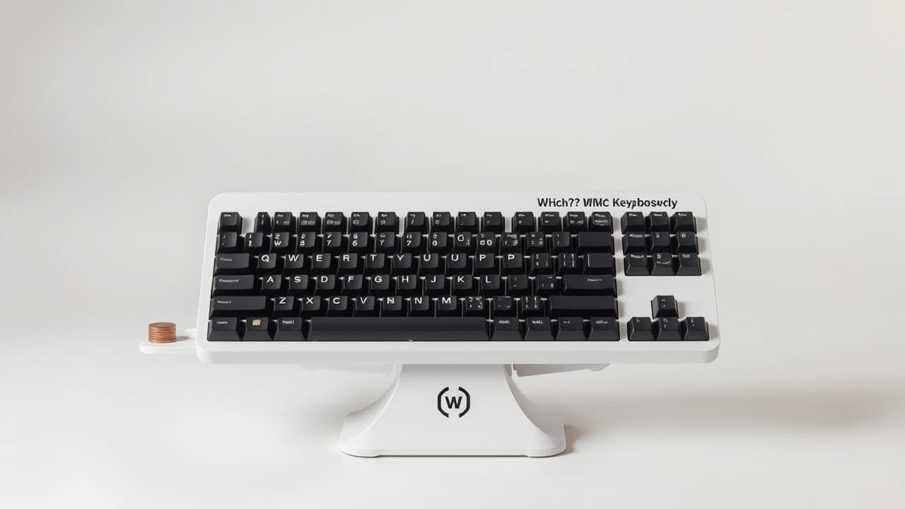 Stack of coins representing the cost of an ergonomic keyboard