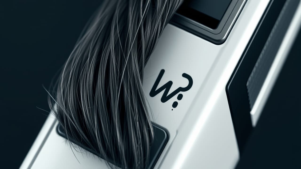 Close-up of high-quality beard trimmer blades, showing sharpness and material.