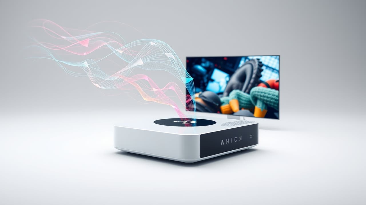 Television screen displaying high-resolution 4K HDR content with vibrant colors