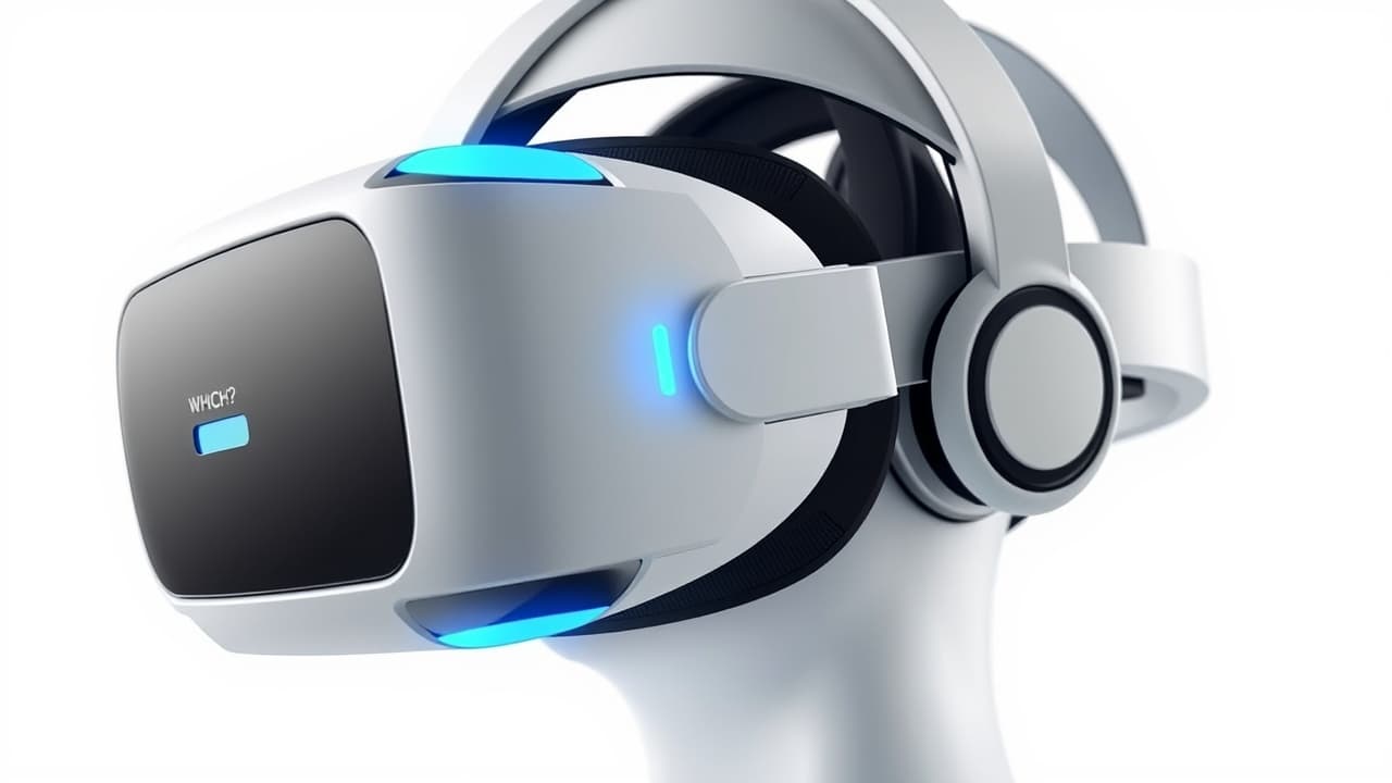 Close-up of a VR headset showing adjustable straps, soft padding, and balanced weight distribution for comfort