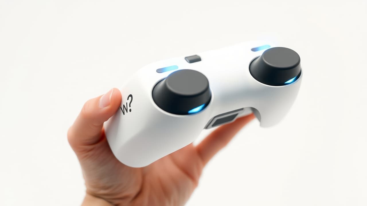 Various VR controllers with features like finger tracking, haptic feedback, and adaptive triggers highlighted