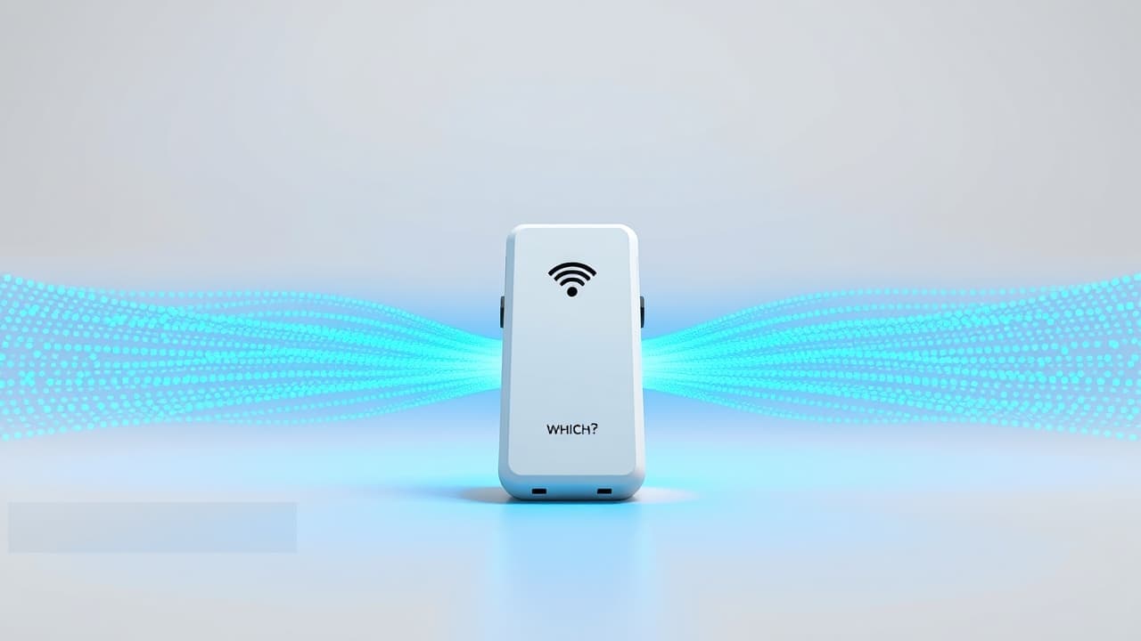 Graph showing improved Wi-Fi speed and reduced latency with an extender