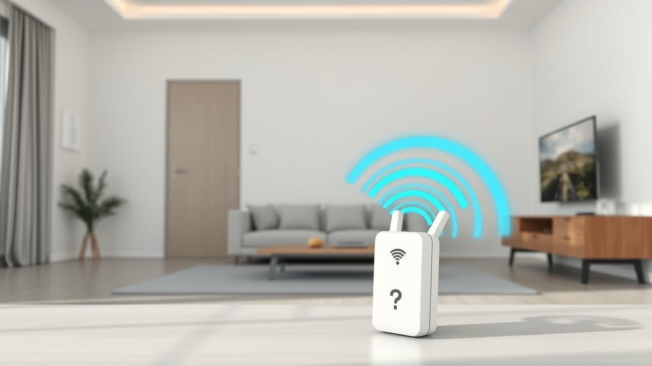 Various scenarios like outdoor patio, gaming setup, and small apartment, showing different Wi-Fi extender use cases