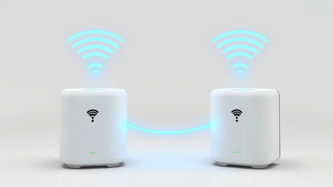 A graphic showing network traffic being prioritized for different applications like gaming, streaming, and video calls