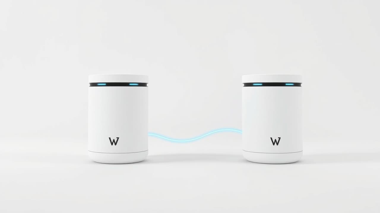 A Bluetooth symbol radiating waves, representing seamless wireless connection for speakers.